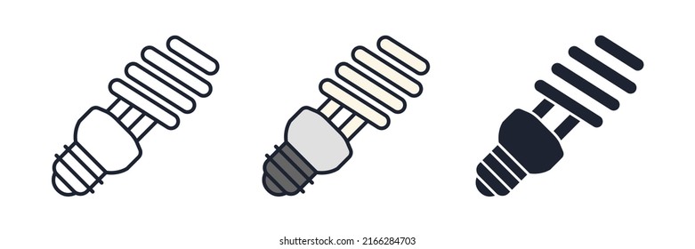 light bulb icon symbol template for graphic and web design collection logo vector illustration