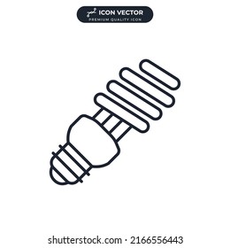 light bulb icon symbol template for graphic and web design collection logo vector illustration