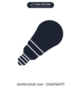 light bulb icon symbol template for graphic and web design collection logo vector illustration