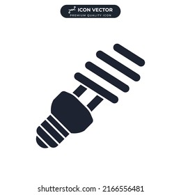 Symbol-Vorlage für das Symbol der Glühbirne für die Grafik- und Webdesign-Kollektion, Vektorgrafik