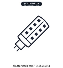 light bulb icon symbol template for graphic and web design collection logo vector illustration