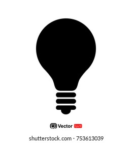 light bulb icon template