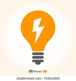light bulb icon template