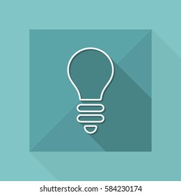 Light bulb icon - Thin series