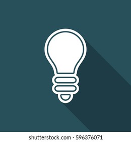 Light bulb icon - Thin series