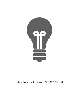 Light bulb icon vector