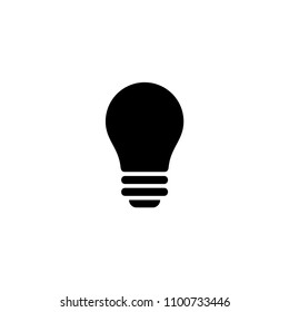 Light bulb icon vector