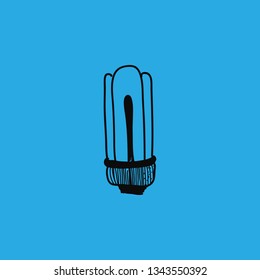 light bulb icon vector
