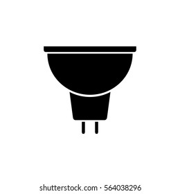 Light bulb icon. Vector.