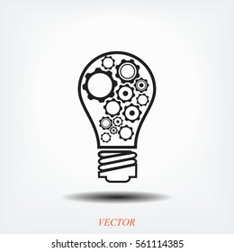 light - bulb icon, vector best flat icon EPS 10