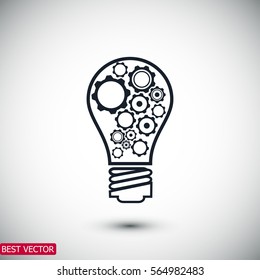 light - bulb icon, vector best flat icon EPS 10
