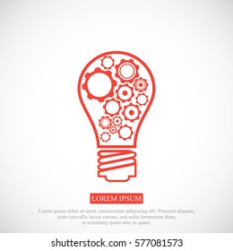 light - bulb icon, vector best flat icon EPS 10