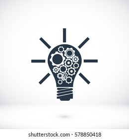 light bulb icon, vector best flat icon EPS 10