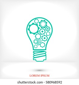 light - bulb icon, vector best flat icon EPS 10