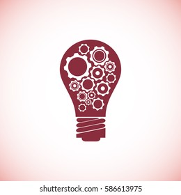 light - bulb icon, vector best flat icon EPS 10