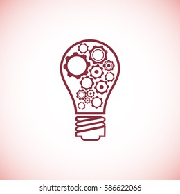 light - bulb icon, vector best flat icon EPS 10