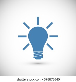 light bulb icon, vector best flat icon EPS 10