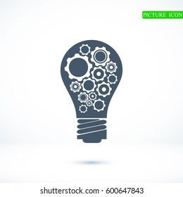 light - bulb icon, vector best flat icon EPS 10