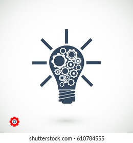 light bulb icon, vector best flat icon EPS 10