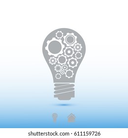 light - bulb icon, vector best flat icon EPS 10