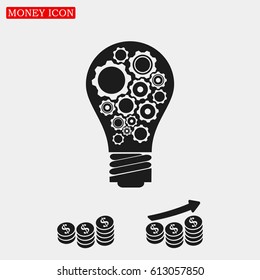 light - bulb icon, vector best flat icon EPS 10