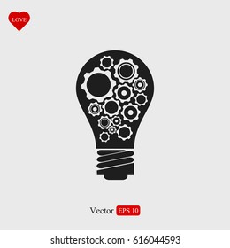 light - bulb icon, vector best flat icon EPS 10