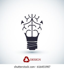 light - bulb icon, vector best flat icon EPS 10