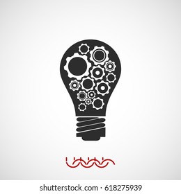 light - bulb icon, vector best flat icon EPS 10