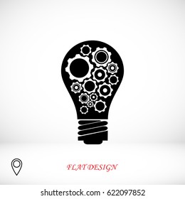 light - bulb icon, vector best flat icon EPS 10