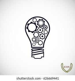 light - bulb icon, vector best flat icon EPS 10