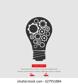 light - bulb icon, vector best flat icon EPS 10