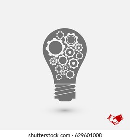 light - bulb icon, vector best flat icon EPS 10