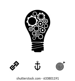 light - bulb icon, vector best flat icon EPS 10