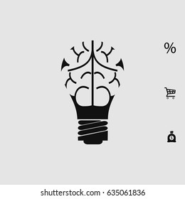 light - bulb icon, vector best flat icon EPS 10