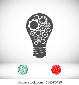 light - bulb icon, vector best flat icon EPS 10