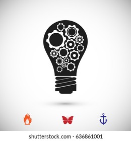 light - bulb icon, vector best flat icon EPS 10