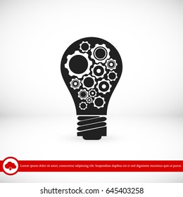 light - bulb icon, vector best flat icon EPS 10