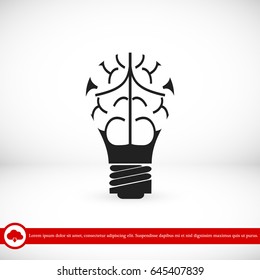 light - bulb icon, vector best flat icon EPS 10