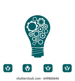 light - bulb icon, vector best flat icon EPS 10