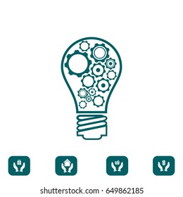 light - bulb icon, vector best flat icon EPS 10