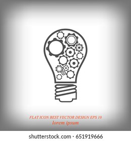 light - bulb icon, vector best flat icon EPS 10