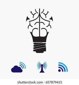 light - bulb icon, vector best flat icon EPS 10