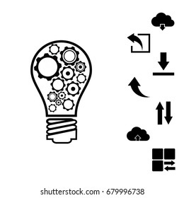 light - bulb icon, vector best flat icon EPS 10