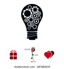 light - bulb icon, vector best flat icon EPS 10