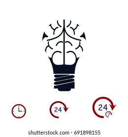 light - bulb icon, vector best flat icon EPS 10
