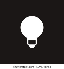 light bulb icon. light bulb vector design. sign design