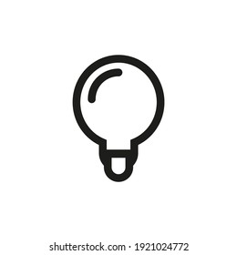 light bulb icon. light bulb vector design