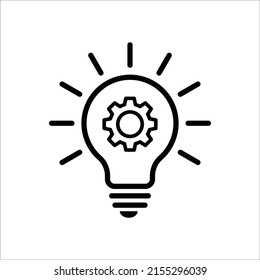 light bulb icon vector design template