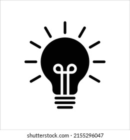 light bulb icon vector design template