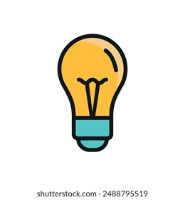 Light bulb icon vector design templates simple and modern